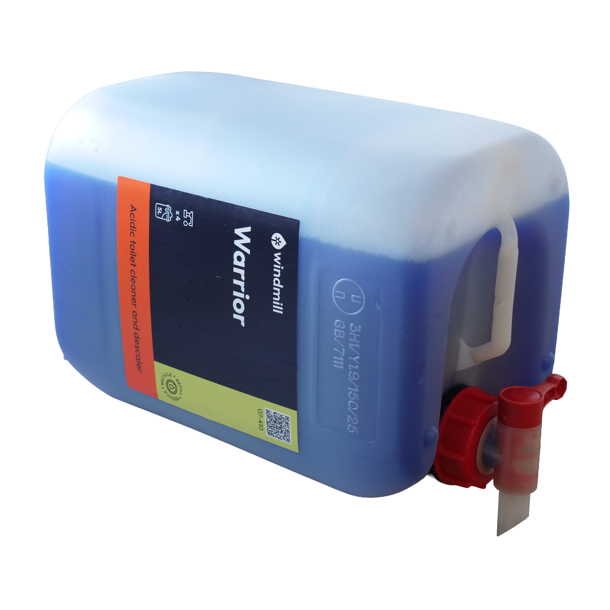 Windmill Warrior - Toilet Cleaner and Descaler - 10L - Windmill Refill